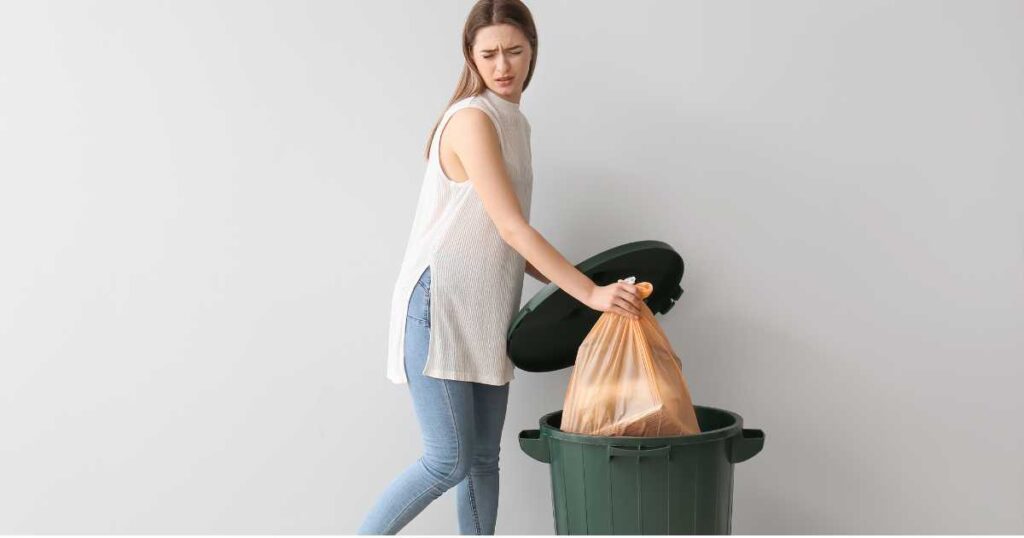 trash bin smell cure